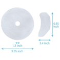 thumbnail image 4 of 25 Pieces Compatible Cloth Dryer Exhaust Filter Set Replacement for Panda/Magic Chef/Sonya/Avant, 4 of 5