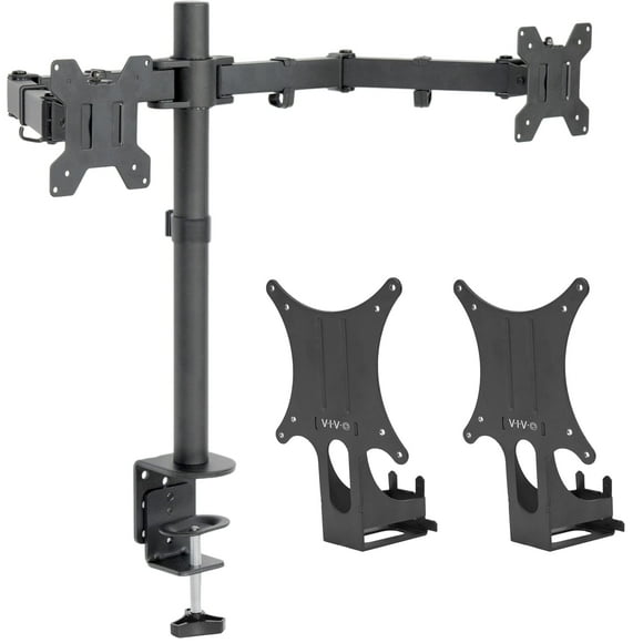 VIVO 2 Quick Attach VESA Adapters Designed for Acer and Viewsonic Monitors Including R240HY bidx, SB220Q, RT240Y, R221Q, RT270, G227HQL, VX2276-smhd,