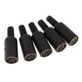 thumbnail image 4 of Wisewang DIN Mini Pin Female Plug Audio for Jack Connector for Keyboard/Mouse DIY 4 Pin Black 4 Pin, 4 of 5
