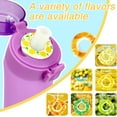thumbnail image 2 of Air Water Bottle With 5 Flavor Pods, 750ml Sports Air Water Bottle With Straw, Leak Proof Drinking Bottles Fruit Fragrance Water Cup for Outdoor Gym (Gradation Purple), 2 of 6