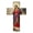 B, variant on Jesus Christ Wall Cross, 2D Vintage Wooden Jesus Cross Wall Decor, Hanging Catholic Crucifix, Religious Art for Faith, Hope & Blessing, Christian Gift for Home, Church & Loved Ones