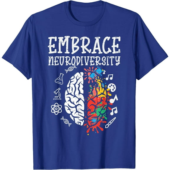 Embrace Neurodiversity Autism Awareness Unisex T-Shirt for Men Women Kids Toddler
