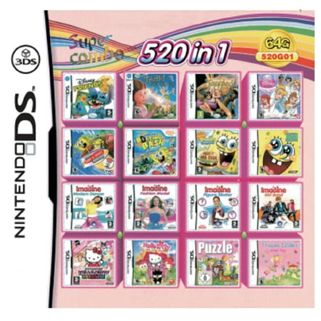 Pokemon 520 in 1 Version for Nintendo DS NDS 3DS US Game Card