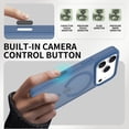 thumbnail image 4 of ELEHOLD Ultra-Thin Magnetic Case For iPhone Air, Shockproof TPU Frame Hard PC Back Matte Anti-Fingerprint Protective Magnetic Protective Case For iPhone Air,Darkblue, 4 of 6