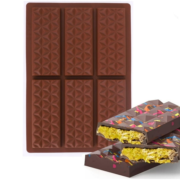 Dvkptbk A Molds Silicones Chocolate Molds 2Pcs Chocolates Bar Molds Silicones Molds Chocolate Molds Deeps Chocolate Bars Molds Kitchen Essentials
