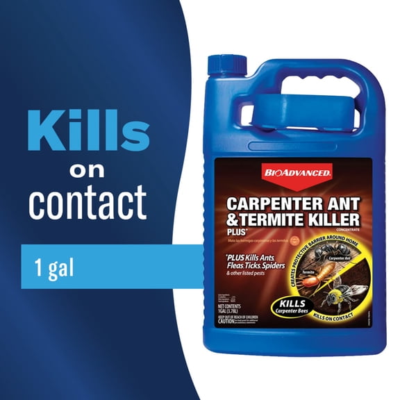 BioAdvanced Carpenter Ant & Termite Killer Plus, Concentrate, 1 Gal