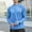 Blue, variant on Fnooota Men's Workout Tops, Long Sleeve Quick Dry Breathable Gym Activewear Clothing Navy Size S-2XL