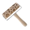 thumbnail image 2 of Wooden Engraved Rolling Christmas Engraving Baking Embossed Rolling Pin Handheld Printing Roller Professional Roller Mold for Home Store Restaurant Christmas Gift Style, 2 of 9