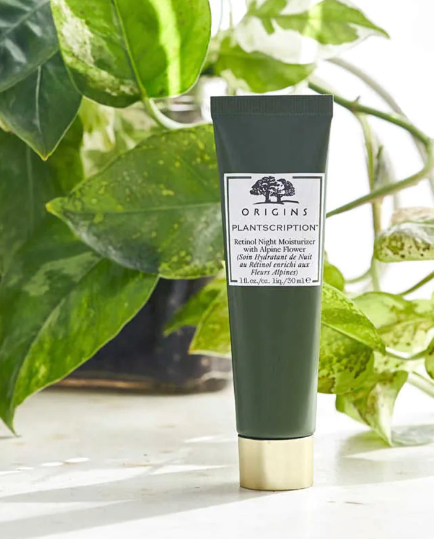 Plantscription Retinol Night Moisturizer With Alpine Flower by Origins for Unisex - 1 oz Moisturizer