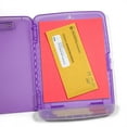 Officemate Slim Clipboard Storage Box, Translucent Purple (83305