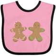 thumbnail image 3 of Inktastic Twin Gingerbread Boy and Girl Co Boys or Girls Baby Bib, 3 of 4