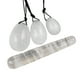 thumbnail image 5 of Naiovety Bola de masaje de huevo vaginal 4 en 1 Exquisita superficie lisa Atractivo Masajeador mineral Palo Multiusos Energía blanca Blanco 2piezas, 5 of 6