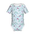 thumbnail image 2 of Balery Rabbit And Butterfly Pattern Baby Climbing Clothes Infant Bodysuit Cute Infant Bodysuit Baby Romper-9M, 2 of 7