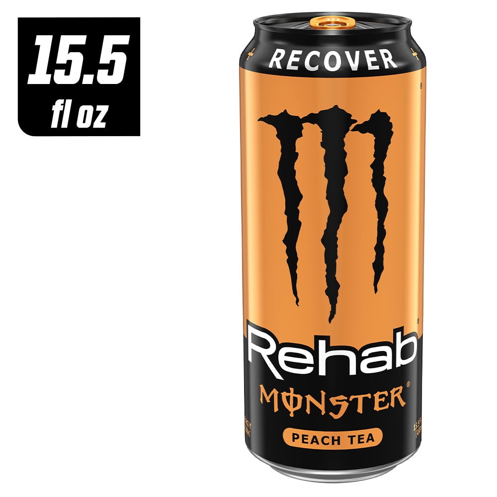 Monster Rehab Peach Energy Drink Can 15.5 fl oz - 3 count