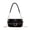 Black, variant on Women's Mini Crossbody Shoulder Bag Small Flap Handbag with Gold-Tone Buckle, Compact Fashion Purse for Ladies Girls, Elegant Casual Baguette Bag for Shopping Date Party Travel