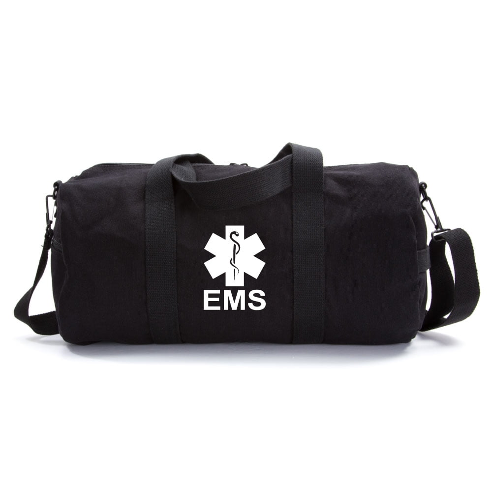 EMS Emergency Medical Services Army Sport Heavyweight Canvas Duffel Bag