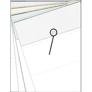 Compuchecks 50 high Security Check Paper Compatible with QuickBooks Blank Computer Check on Top - Blue Basketweave