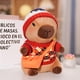 thumbnail image 5 of Peluche Kireidane Capybara con 9 prendas y accesorios de 26 cm, 5 of 6