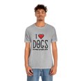 thumbnail image 5 of I Love DOGS because people suck Unisex Jersey Short Sleeve Tee, 5 of 10