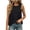 Black_#01, variant on Sewkxo Shirred Swing Tank Tops for Women Fashion Flowy Sleeveless Shirts Casual Crew Neck Blouse Loose Fit Ruffled Tops,Khaki S