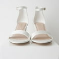 thumbnail image 4 of J. Adams Daisy Sandals, Ankle Strap Block Heel Block Heel Open Toe Shoes, Comfortable and Stylish Women Heel, 4 of 7