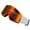 White frame red colo, variant on High Impact Resistance Winter Sports Goggle Plastic Texture Suitable for Ski