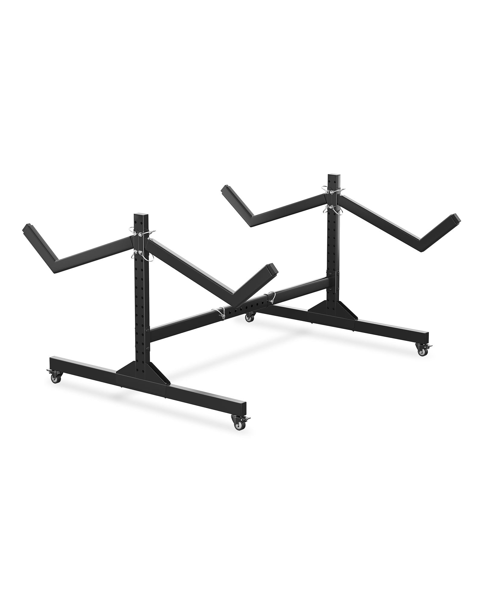 Mescukay Kayak Storage Rack, Heavy Duty Freestanding Kayak Rack for Garage and Outdoor Storage, Kayak Stand Adjustable for Kayak, Canoe, Surfboard and Paddle Board