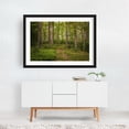 thumbnail image 2 of Trail in Burke - Burke Vermont Photography Forest Woods Nature Scenic Wilderness Woodland Rural Black Framed Wall Art Print 12 x 18 inches, 2 of 4