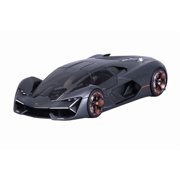 Lamborghini Terzo Millennio Dark Gray Metallic with Black Top and Carbon Accents 1/24 Diecast Model Car by Bburago