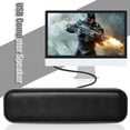 thumbnail image 3 of Plug USB Powered Soundbar Desktop Speaker Wired Computer Sound Box for TV Desktop Laptop Computer, 3 of 7