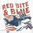 thumbnail image 2 of Shark Week Officially Licensed President Shark Women's Boxy Cropped T-Shirt Casual Graphic Tee, 2 of 4