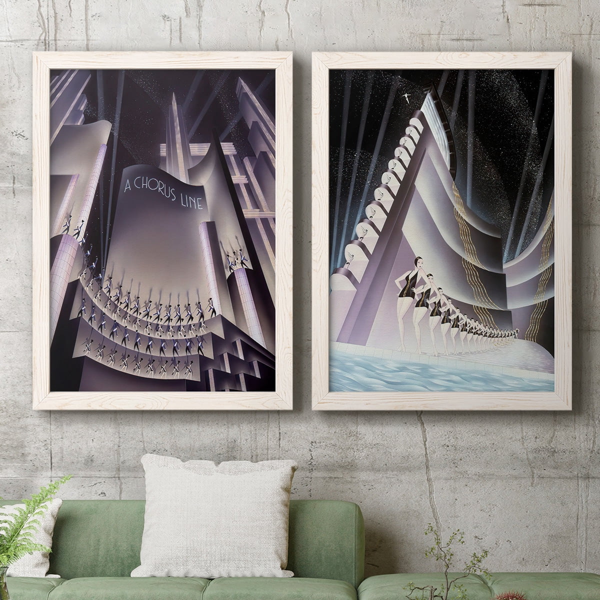 A Chorus Line - Premium Framed Canvas 2 Piece Set - Ready to Hang