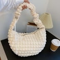 thumbnail image 6 of LinYooLi Bubble Hobo Bags Women Cloud Shoulder Bag Summer Puffer Beach Bag Trendy Crossbody Purse Cute Travel Work Tote Bag 2024, 6 of 7