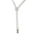 thumbnail image 3 of Y-shape Suspenders Suspender Woman Man Clothing Accessory Pants Skirt Fixed - White, 3 of 8