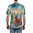 thumbnail image 5 of Merry Christmas Santa Reindeer Antlers Rhodesian Ridgeback Sleigh Xmas Winter Holiday All Over Print 3D Shirt Unisex Merch Ridgebacks Dog Lover Gifts - 00023, 5 of 6
