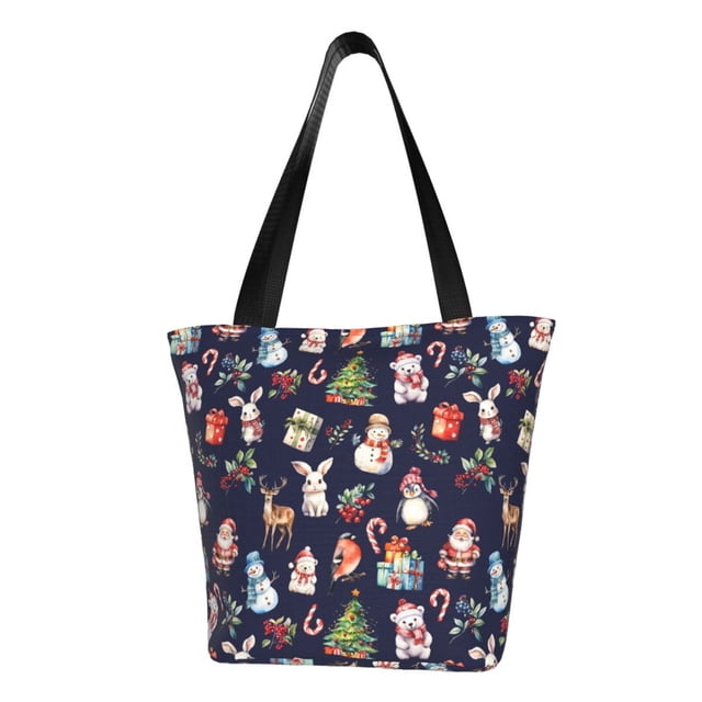 Easygdp Christmas Critters Delight Bolso de Hombro para Mujer, Bolso Bandolera y Cartera de Mano Elegante para Uso Diario
