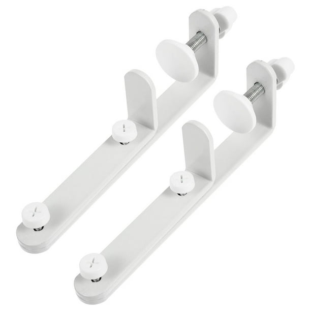 2 soportes para tableros perforados de sobremesa, soportes para tableros perforados, soportes para exhibidores de mesa.