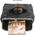 thumbnail image 4 of Classic Leather Cigarette Purse with Lighter Holder (Black) ( Kings and 100's), 4 of 8