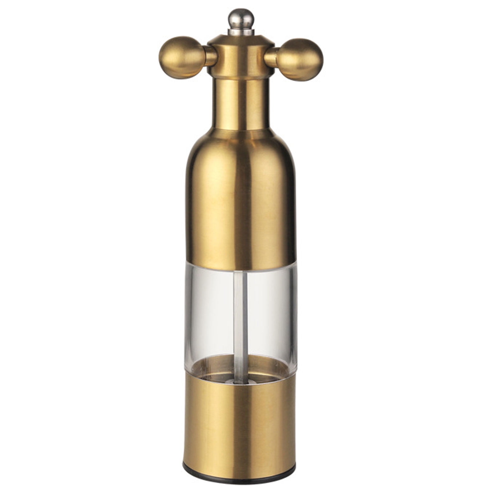 Manual Pepper Mill,Pepper & Salt Grinder Bottle,Refillable Spice