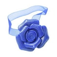 thumbnail image 4 of Cortina De Succión De Moda Tiebacks Flor Hebillas Holdbacks Dormitorio Sala De Cubiertas (14 Pulgadas De Longitud Total) Azul, 4 of 6