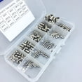 thumbnail image 2 of SNNROO 200pcs Stainless Steel Hex Allen Head Socket Set Screw Assortment Kit Socket Set Screw with Internal Hex Drive (Silver), 2 of 7