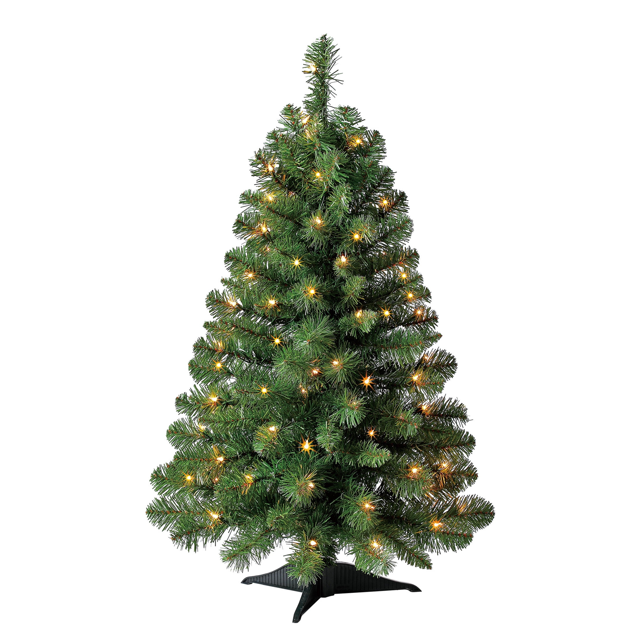 Holiday Time Prelit 70 Clear Incandescent Lights, Winston Pine Artificial Christmas Tree, 3'