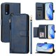 thumbnail image 3 of Funda para TCL 30 XE 5G Cartera de Mano con Cremallera y Correa Cruzada Desmontable, 3 of 5