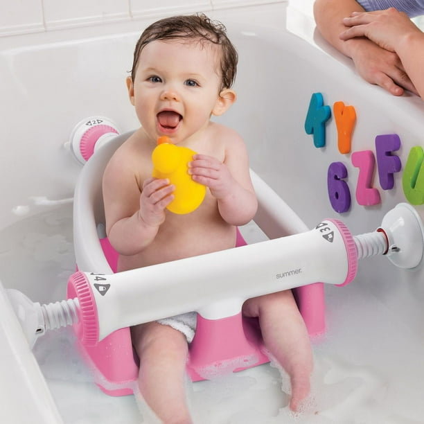 summer infant pink bath seat