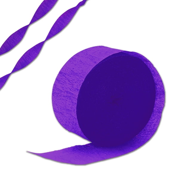 PURPLE CREPE STREAMER