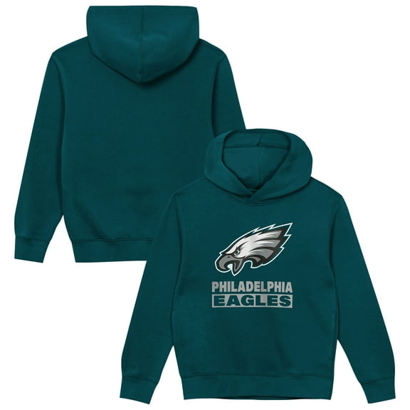Toddler Outerstuff  Midnight Green Philadelphia Eagles Back to Basics Hoodie