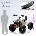 thumbnail image 1 of OUYAWEI 24V 2 Seater Ride On ATV Car Dual 550W Motor Electric 4 Wheeler Off-Road LED Lights Music White, 1 of 7