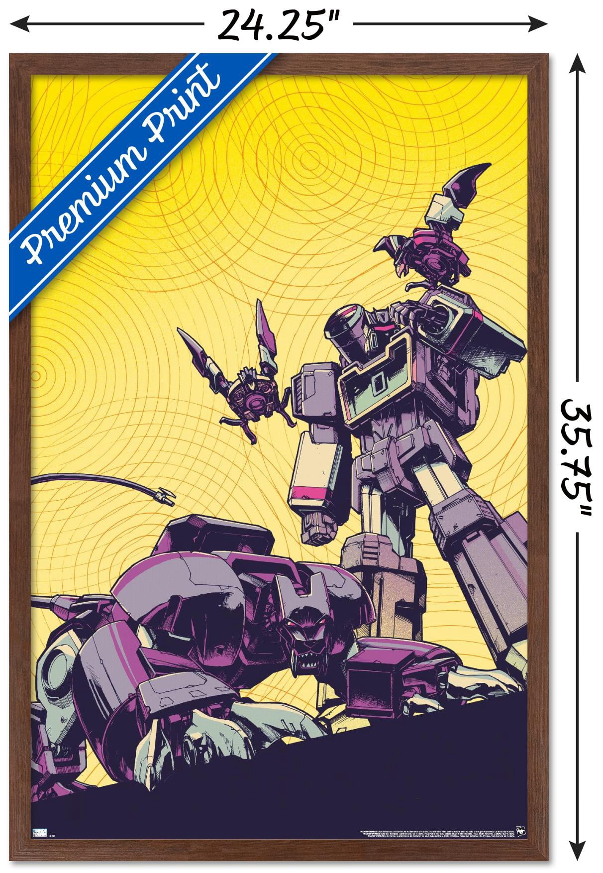 Hasbro Transformers - Soundwave Wall Poster, 22.375" x 34" Framed