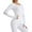 White, variant on Baozhu Women's Long Sleeve Compression Shirts Workout Tops with Thumb Hole Round Neck Athletic Running Yoga T-Shirts