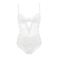 thumbnail image 1 of Mono cómodo y transpirable con sujetador de pecho pequeño, ropa interior fina de encaje sexy para mujer, mono, 1 of 6